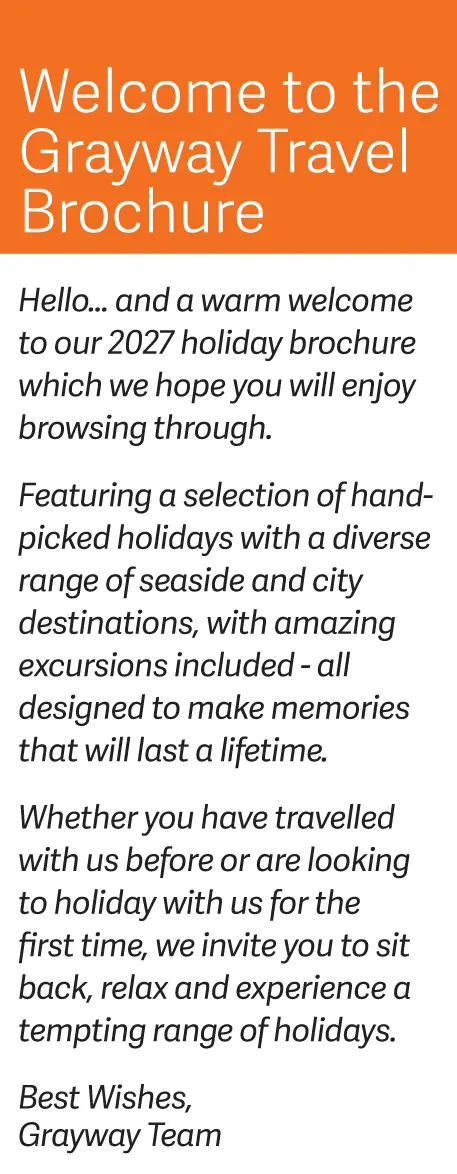 Grayway Coach Holiday Brochure 2027